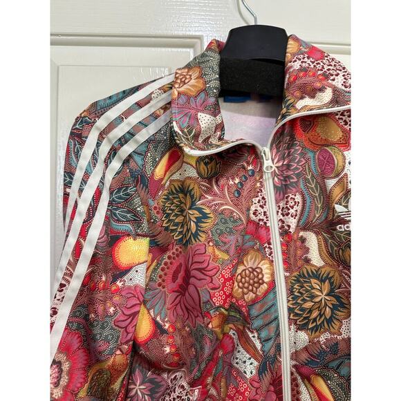 Adidas Originals x Farm Rio Fugiprabali Firebird Floral Track Jacket Size M - Picture 5 of 7